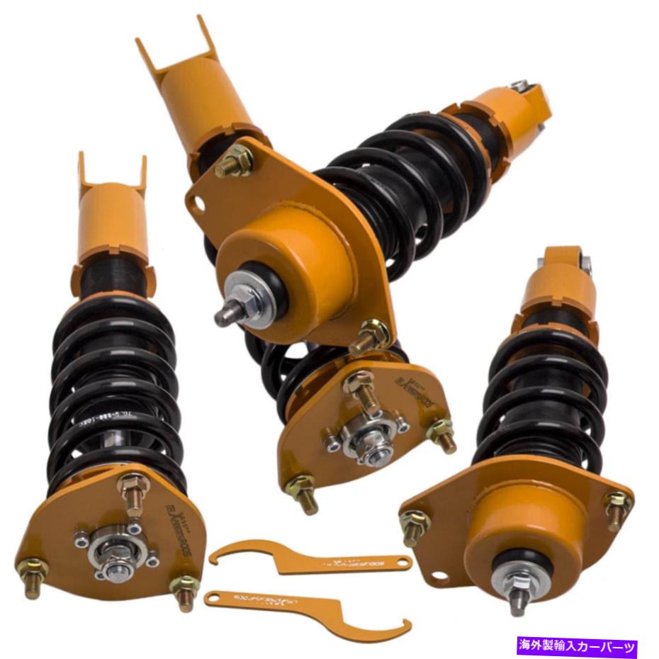 サスペンション 4PCSコイルオーバーMazda RX-8 RX8 2004-2011 Adj用の下降サスペンションキット身長 4pcs Coilovers Lowering Suspension Kit for Mazda RX-8 RX8 2004-2011 Adj. Height【並行輸入品】