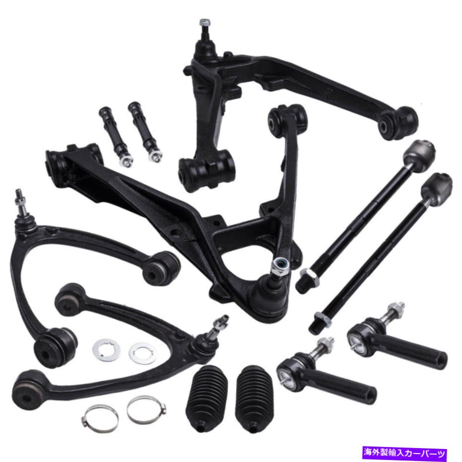 サスペンション 12 PCSドライバーと助手席フロントGMC Yukonの下位コントロールアームアームアセンブリ07-13 12 Pcs Driver & Passenger Front Lower Control Arm Assembly for GMC Yukon 07 - 13【並行輸入品】