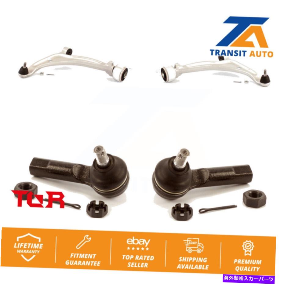 サスペンション 日産最大アルティマ用のフロントサスペンションコントロールアームアセンブリ＆タイロッドエンドキット Front Suspension Control Arm Assembly & Tie Rod End Kit For Nissan Maxima Altima【並行輸入品】