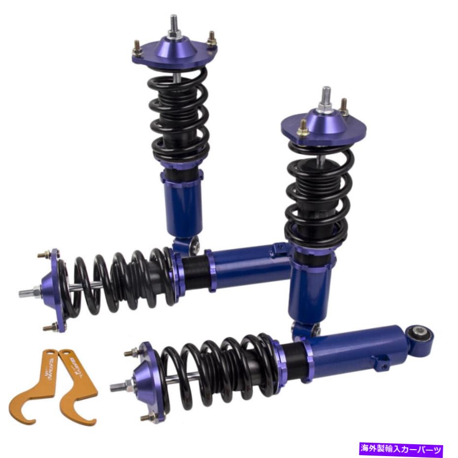 サスペンション Mazda Miata 90-05 96 97 98 Na Nb Mx5 Adjの懸濁液ショック。身長 Suspension Coilovers Shocks for Mazda Miata 90-05 96 97 98 NA NB MX5 Adj. Height【並行輸入品】