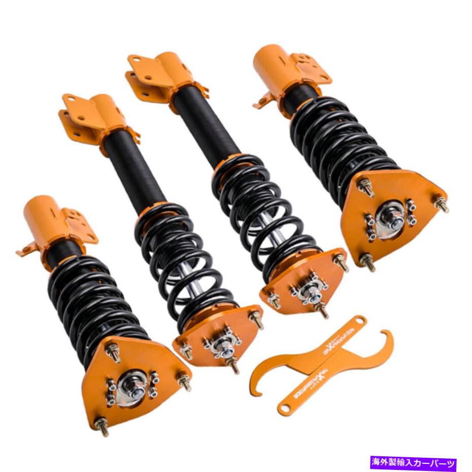 サスペンション Subaru Impreza WRX 02-07の街路コイルオーバー低下サスペンションのみ Street Coilovers Lowering Suspension for Subaru IMPREZA WRX 02-07 Only【並行輸入品】