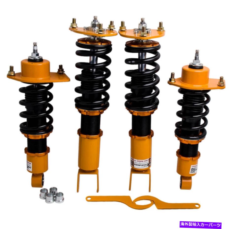 サスペンション Mazda RX-8 RX8 2004-2011 adjのコイルオーバー低下サスペンションキットダンパー Coilovers Lowering Suspension Kit for Mazda RX-8 RX8 2004-2011 Adj. Damper【並行輸入品】