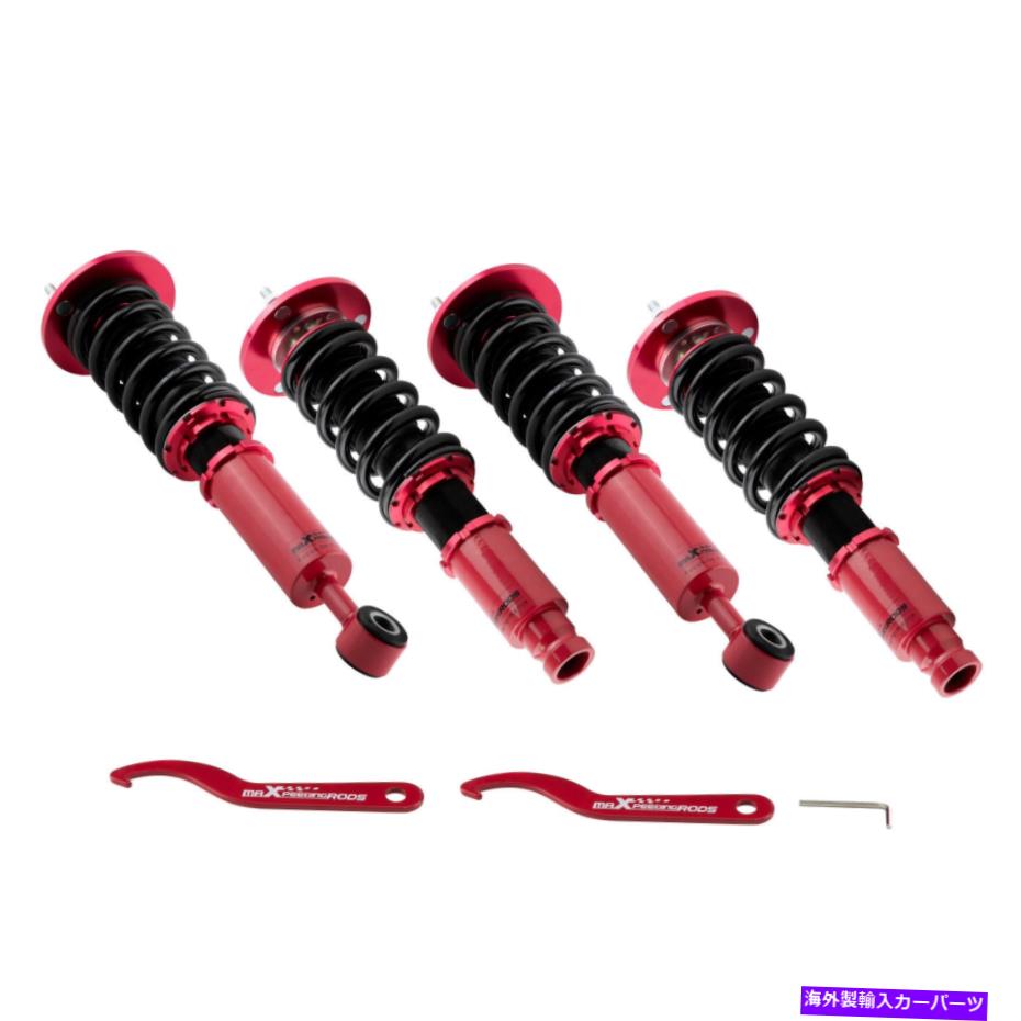 サスペンション 24レベル調節可能なダンパーコイルオーバーサスペンションキットMitsubishi Eclipse 95-99 24 Levels Adjustable Damper Coilover Suspension Kit For Mitsubishi Eclipse 95-99【並行輸入品】