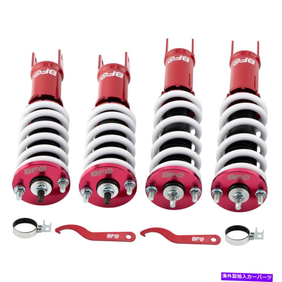 サスペンション Honda S2000 AP1 AP2 2000-2009用のBFO調整可能なコイルオーバー低下キット BFO Adjustable Coilovers Lowering Kit for Honda S2000 AP1 AP2 2000-2009【並行輸入品】