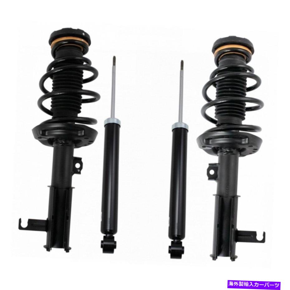 サスペンション TRQ SKA52032フロント＆リアコンプリートストラットアセンブリキット TRQ SKA52032 Front & Rear Complete Strut Assembly Kit【並行輸入品】