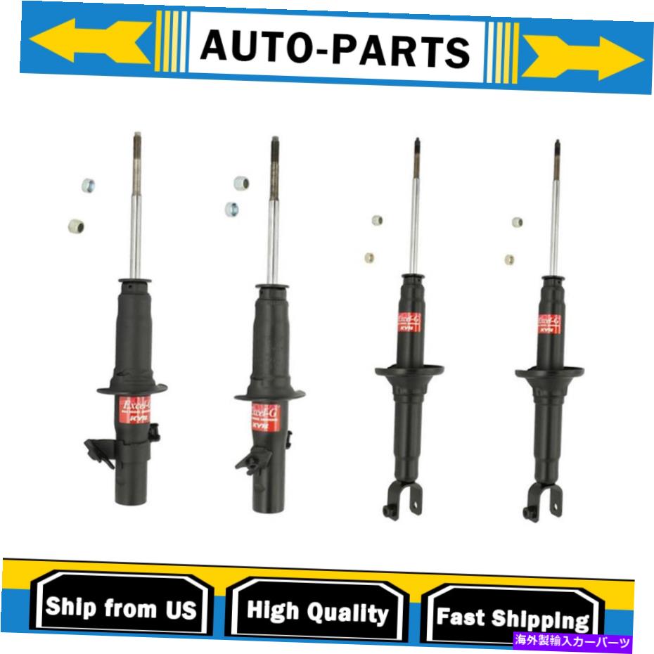 サスペンション サスペンションストラットフロント、1986-1989のリアKYB 4 PCS Suspension Strut Front,Rear KYB 4 pcs for 1986-1989 HONDA ACCORD_LP【並行輸入品】