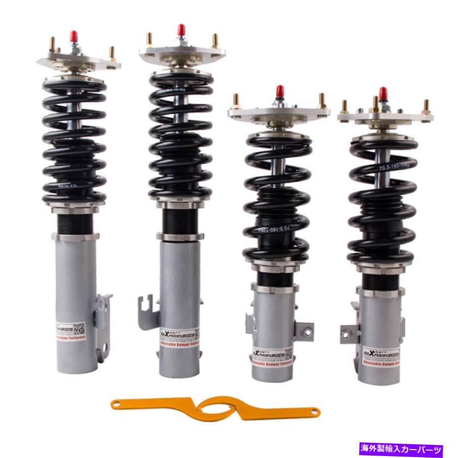 サスペンション コイルスプリングスショックストラットのコイルスプリングスショックSubaru Impreza WRX GC8 93-01 adj。ダンパー Coilovers Coil Springs Shocks Strut For Subaru Impreza WRX GC8 93-01 Adj. Damper【並行輸入品】|Us Custom Parts Shop USDM