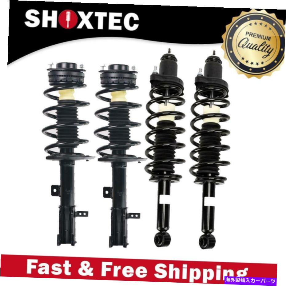 サスペンション 2007年から2010年のクライスラーセブリングのコイルスプリング付きフルセット完全ストラット Full Set Complete Struts w/ Coil Spring For 2007 - 2010 Chrysler Sebring【並行輸入品】
