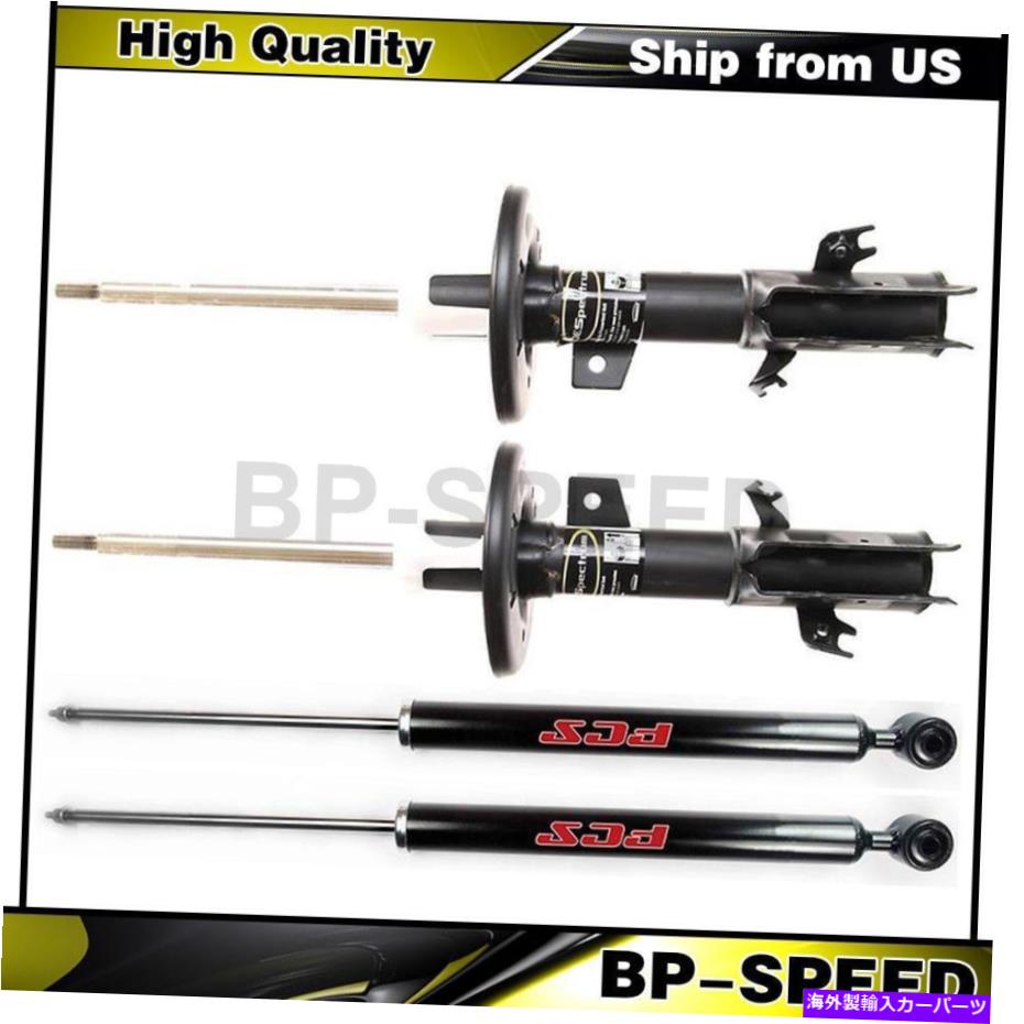 サスペンション Ford Fiesta 2011-2013 4 xショックアブソーバーサスペンションストラット Fits Ford Fiesta 2011-2013 4 X Shock Absorber Suspension Strut【並行輸入品】