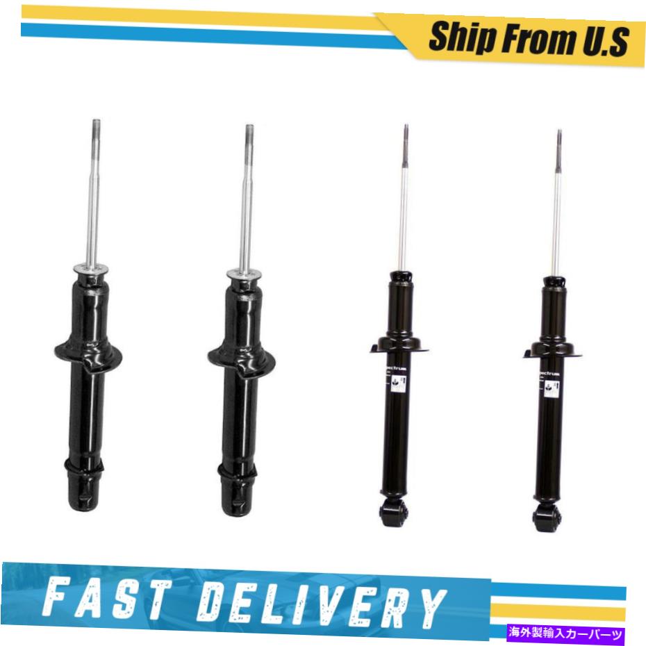 サスペンション モンローサスペンションストラット4 PCSフロント、リア2005-2006ホンダアコードGAS_XJ Monroe Suspension Strut 4 pcs Front,Rear for 2005-2006 HONDA ACCORD GAS_XJ【並行輸入品】
