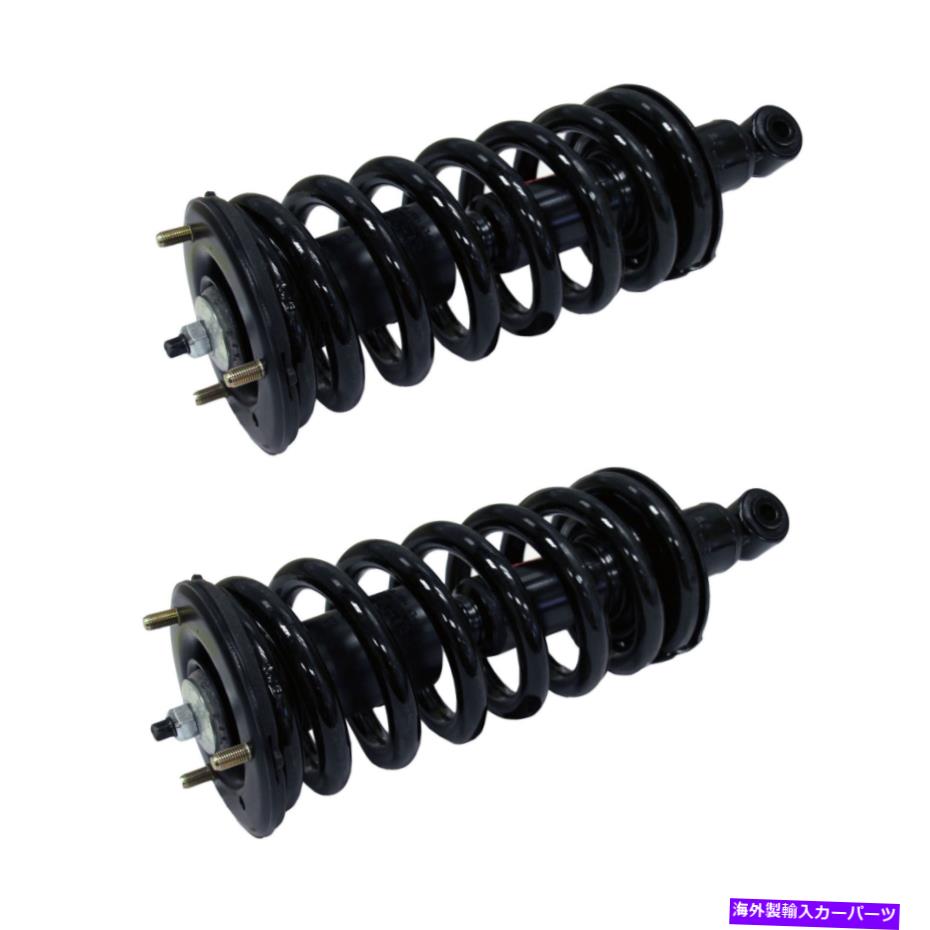 サスペンション モンロークイックストラット新しい交換用フロントストラットペアの日産タイタン2004-15 4x4 Monroe Quickstrut New Replacement Front Struts Pair For Nissan Titan 2004-15 4x4【並行輸入品】