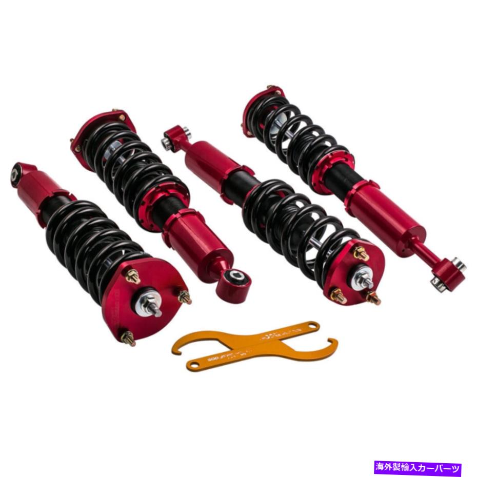 サスペンション LexusのコイルオーバーサスペンションセットIS300 2001-2005 adj。高さのストラットショック Coilovers Suspension Set For Lexus IS300 2001-2005 Adj. Height Struts Shocks【並行輸入品】
