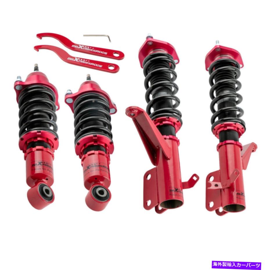 サスペンション ダンパー調整可能なコイルオーバーストラットキットホンダシビックVIIサルーンセダン01-06 Damper Adjustable Coilovers Struts Kits for Honda Civic VII Saloon Sedan 01-06【並行輸入品】