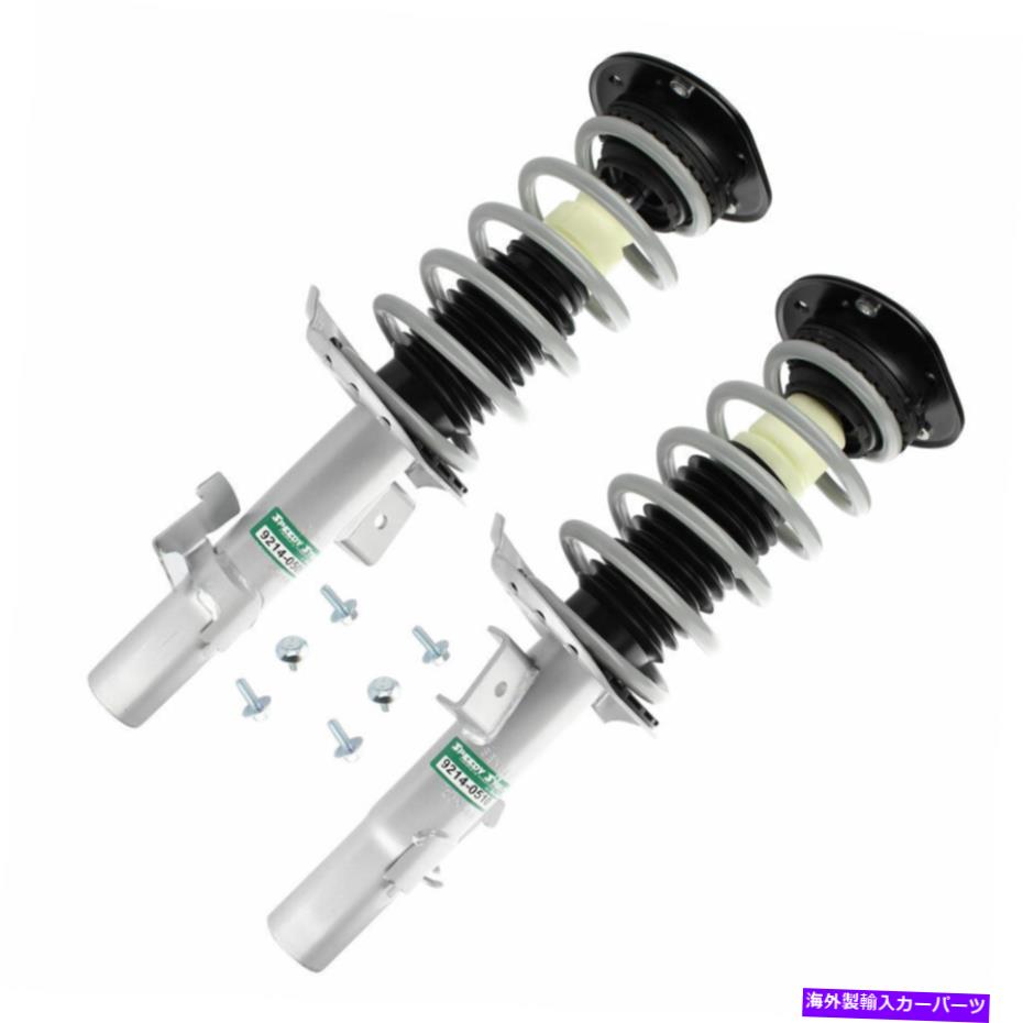 サスペンション 11-16ボルボS60のフロント左右の完全なストラットアセンブリ Front Left Right Complete Strut Assembly for 11-16 Volvo S60【並行輸入品】