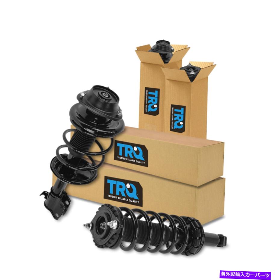 サスペンション Subaru Legacyのために、左に右に右に4本のフロントリアのStrut Sprut Assemblyセット TRQ Strut Spring Assembly Set of 4 Front Rear Left Right for Subaru Legacy【並行輸入品】