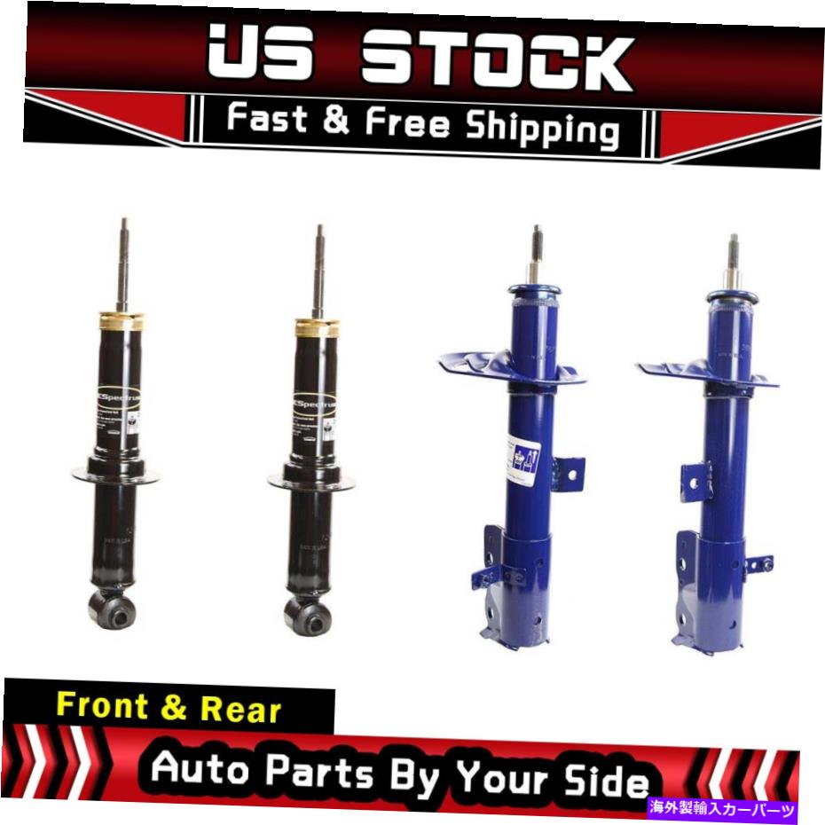 サスペンション モンローフロントリアペアサスペンションストラットセット4PCS適合07-09口径T077 Monroe Front Rear Pairs Suspension Strut Set 4pcs fits 07-09 Caliber T077【並行輸入品】