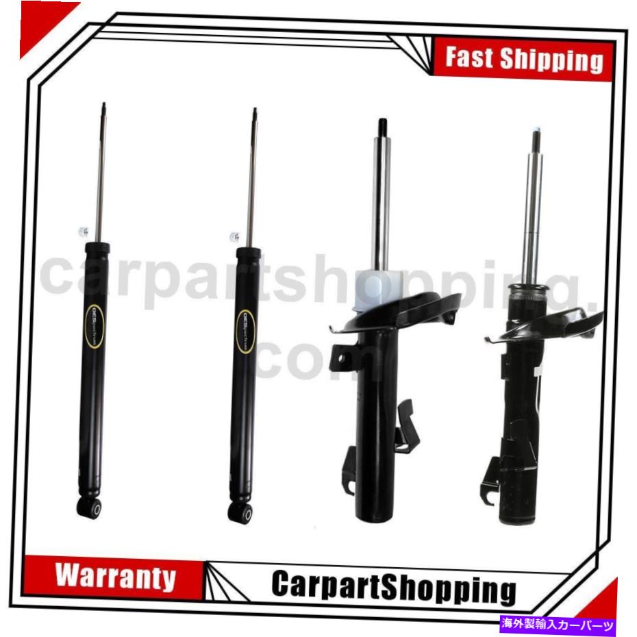 サスペンション 4モンローショック＆ストラットショック吸収剤懸濁液。マツダ3のストラットリアフロント 4 Monroe Shocks & Struts Shock Absorber Susp. Strut Rear Front For Mazda 3【並行輸入品】