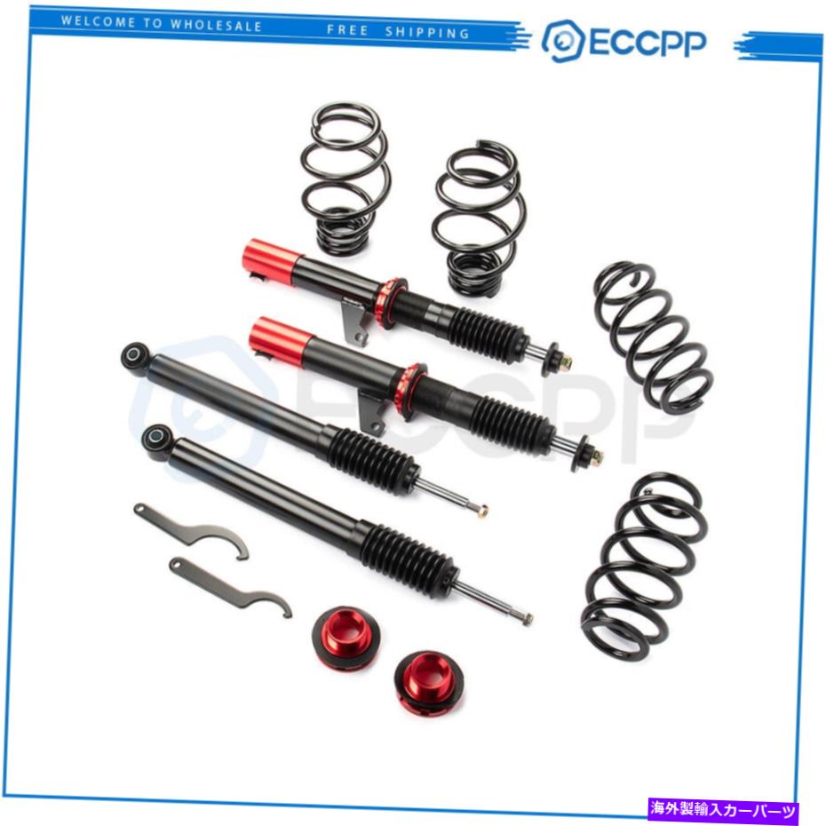 サスペンション VW Jetta Golf GTI R MK6 ADJ高さショックアブソーバー用のコイルオーバーサスペンションセット Coilovers Suspension Set For VW Jetta Golf GTI R MK6 Adj Height Shock Absorber【並行輸入品】｜Us Custom Parts Shop USDM 102,905円