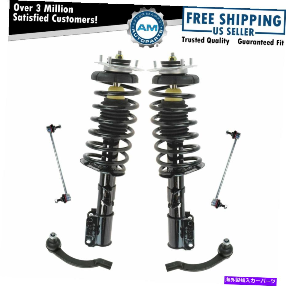 サスペンション 6ピースフロントストラットスプリングアセンブリアウタータイロッドとボルボ用のスウェイバーリンク 6 Piece Front Strut Spring Assemblies Outer Tie Rods & Sway Bar Links for Volvo【並行輸入品】|Us Custom Parts Shop USDM