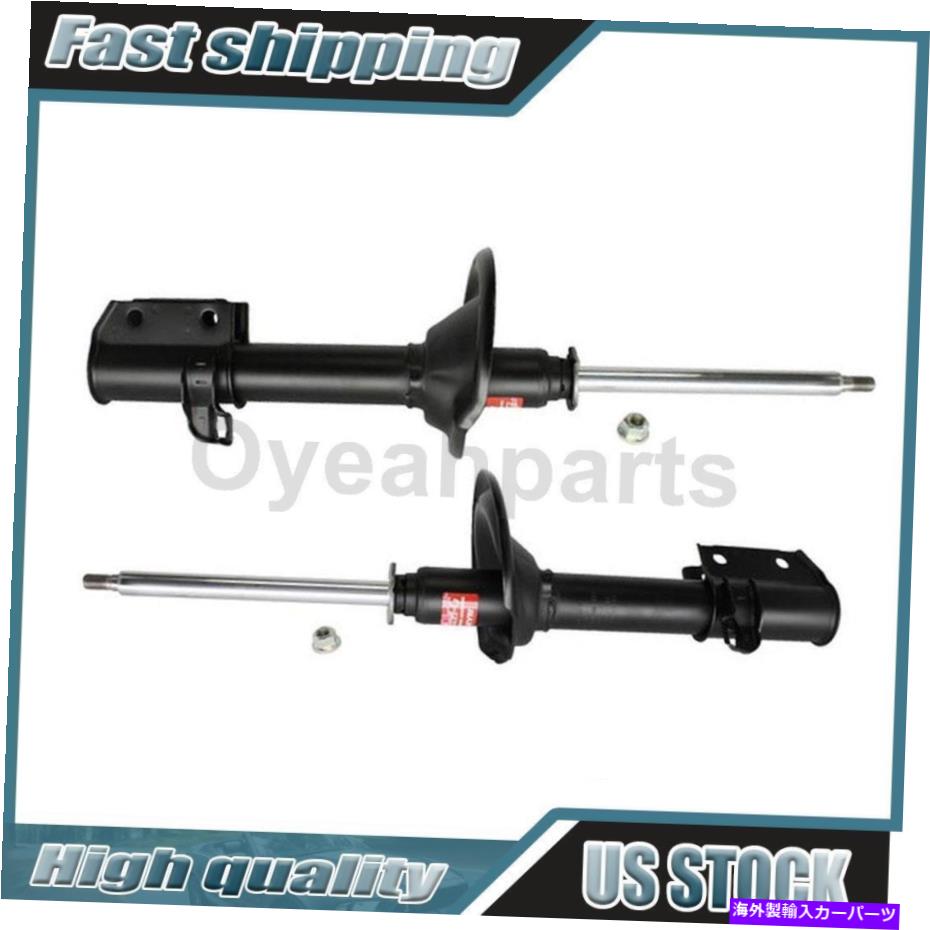 サスペンション Subaru Legacy 1990-1991 Kyb Shocks＆Struts Lear 2xサスペンションストラットに Fits Subaru Legacy 1990-1991 KYB Shocks & Struts Rear 2X Suspension Strut【並行輸入品】