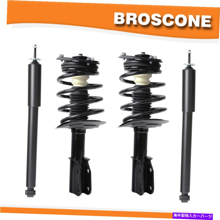 サスペンション 11-19クライスラー300 RWDのフロントコンプリートストラットリアショック吸収 Front Complete Strut Rear Shock Absorb for 11-19 Chrysler 300 RWD【並行輸入品】