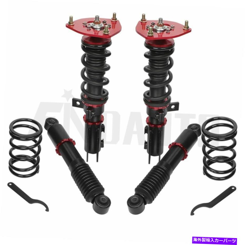 サスペンション Hyundai Veloster 12-15 Adj Height Suspens Springs Kitsのコイルオーバーストラット Coilovers Struts For Hyundai Veloster 12-15 Adj Height Suspension Springs Kits【並行輸入品】
