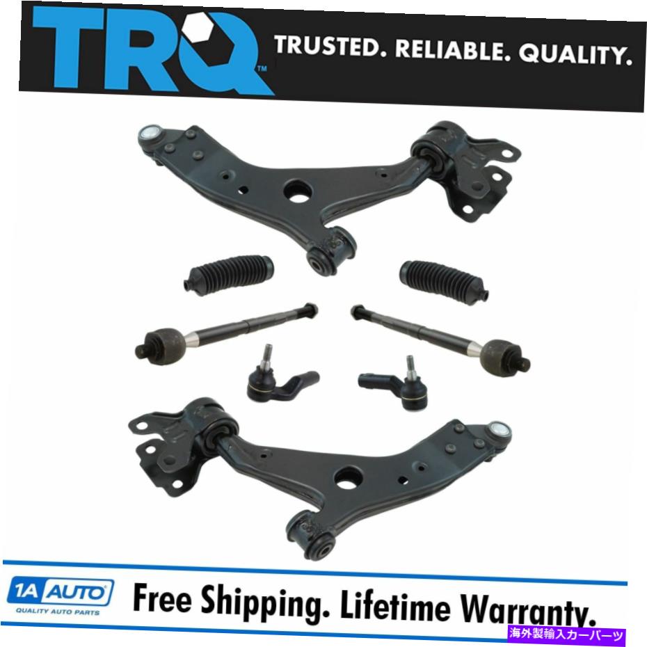 サスペンション TRQ 8PCステアリングサスペンションキットコントロールアームボールジョイントタイロッドベローズ TRQ 8pc Steering Suspension Kit Control Arms Ball Joints Tie Rods Bellows【並行輸入品】|Us Custom Parts Shop USDM