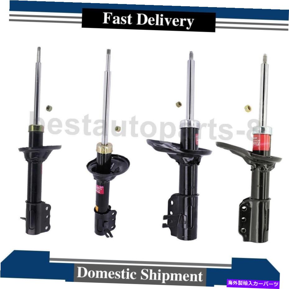 サスペンション Kyb Shocks＆Struts Front Struts Front Rear左右右4pcs 2002 Ford Escort KYB Shocks & Struts Front Struts Front Rear Left Right 4PCS For 2002 Ford Escort【並行輸入品】