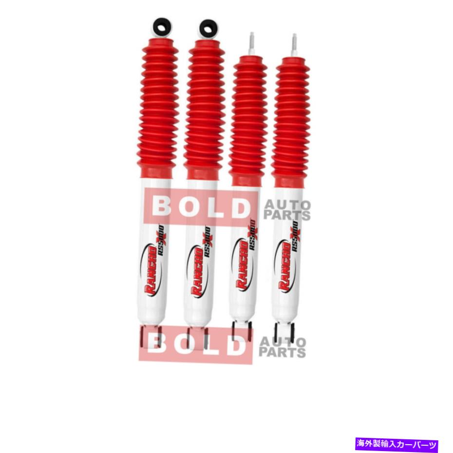 サスペンション RanchoRS5000Xショック2017-2021 Ford F250 F350 Super Duty 4WD Stock Hite Rancho RS5000X Shocks Set for 2017-2021 Ford F250 F350 Super Duty 4WD Stock Hite【並行輸入品】