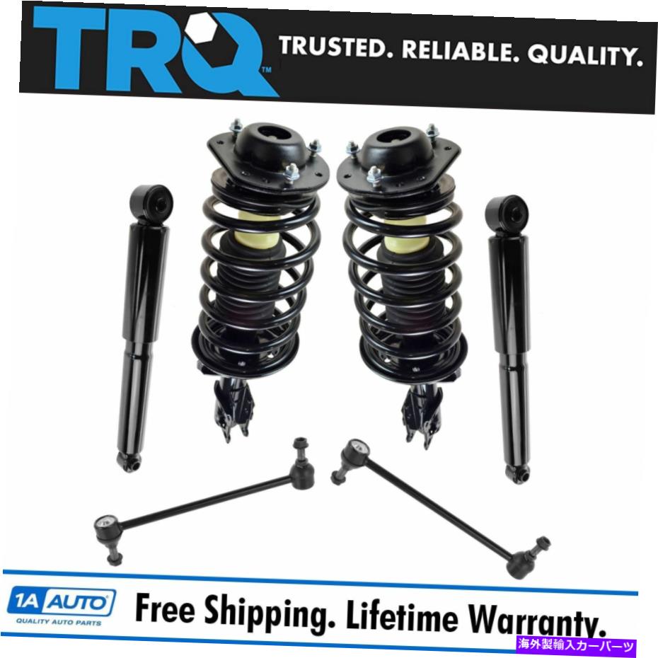 サスペンション フロントリア完全クイックロードストラットスプリングアセンブリショックスウェイリンクキット6pc Front Rear Complete Quick Loaded Strut Spring Assembly Shock Sway Link Kit 6pc【並行輸入品】