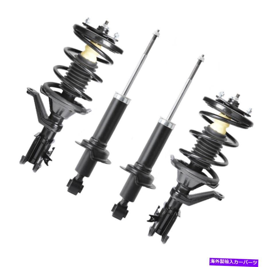 サスペンション 1セットフロント＆リアショック＆ストラット2001-2005 Honda Civic 2001-2003 Acura el 1 Set Front & Rear Shocks & Struts For 2001-2005 Honda Civic 2001-2003 Acura EL【並行輸入品】