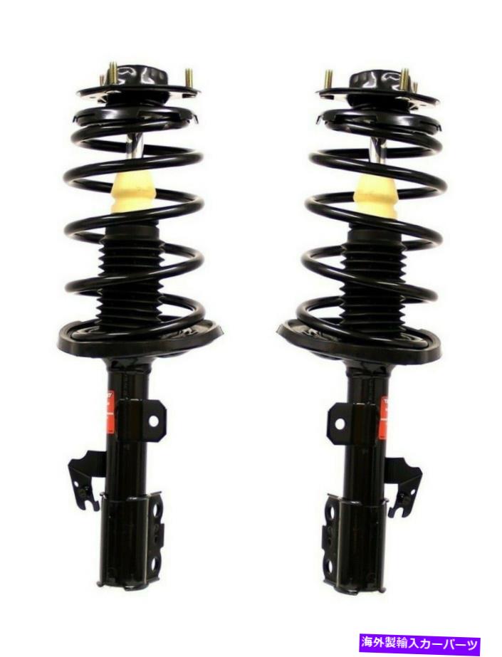 サスペンション レクサスES330トヨタソララ用の2つのフロントモンローストラット＆コイルスプリングキットのペアセット Pair Set of 2 Front Monroe Strut & Coil Spring Kit For Lexus ES330 Toyota Solara【並行輸入品】