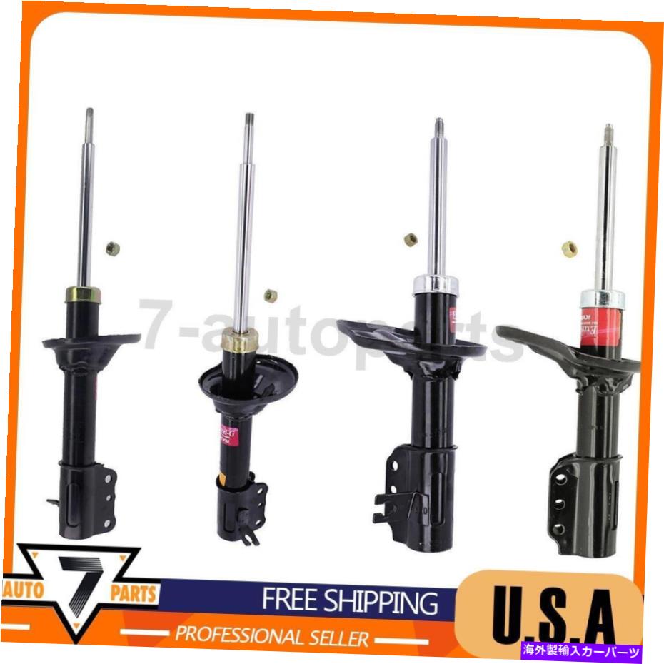 サスペンション サスペンションストラットフロントリアKYBショック＆ストラットフィットマーキュリートレーサー1997-1999 Suspension Strut Front Rear KYB Shocks & Struts Fits Mercury Tracer 1997-1999【並行輸入品】｜Us Custom Parts Shop USDM
