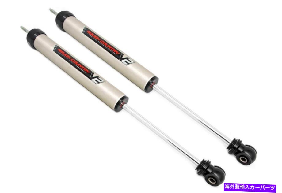 サスペンション ラフカントリー2.5-4.5 "V2 07-18ラングラーJKのフロントショック-760740_A Rough Country 2.5-4.5" V2 Monotube Front Shocks for 07-18 Wrangler JK - 760740_A【並行輸入品】｜Us Custom Parts Shop USDM