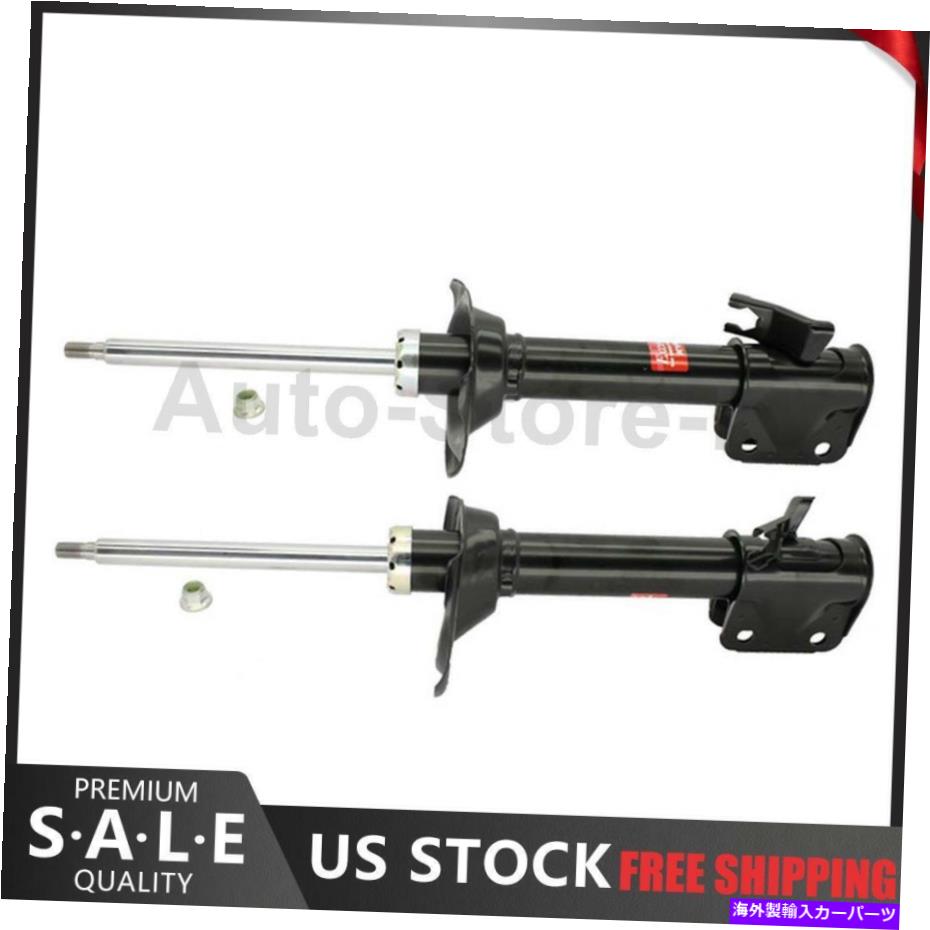 サスペンション 2002年から2003年のKYB完全なストラットスバルインプレッサリアの左＆右セット2 KYB Complete Strut for 2002-2003 Subaru Impreza Rear Left & Right Set of 2【並行輸入品】