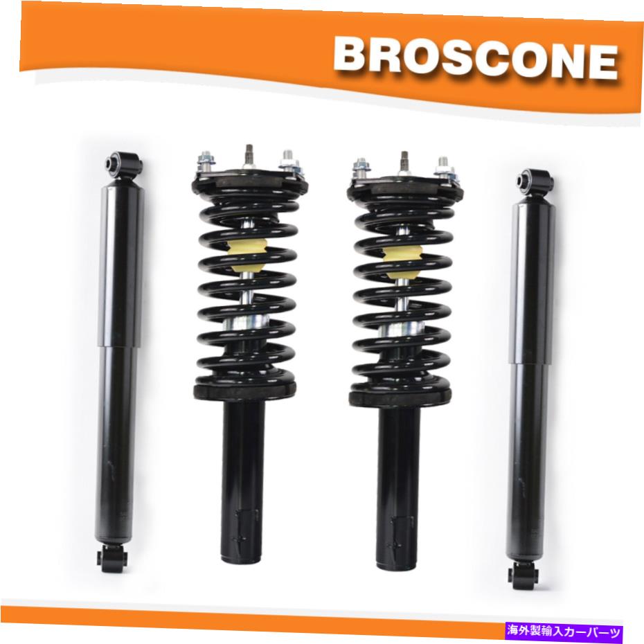 サスペンション 2005年から2010年のフロント完全なストラットリアショックアブソーバージープグランドチェロキー4WD Front Complete Strut Rear Shock Absorber for 2005-2010 Jeep Grand Cherokee 4WD【並行輸入品】｜Us Custom Parts Shop USDM