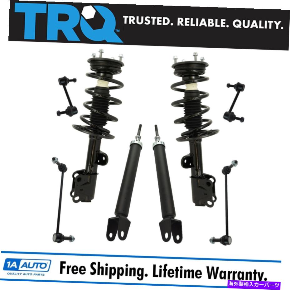 サスペンション TRQ 8PCサスペンションキットショックアブソーバーストラットとスプリングアセンブリスウェイバーリンク TRQ 8pc Suspension Kit Shock Absorbers Strut & Spring Assemblies Sway Bar Links【並行輸入品】|Us Custom Parts Shop USDM