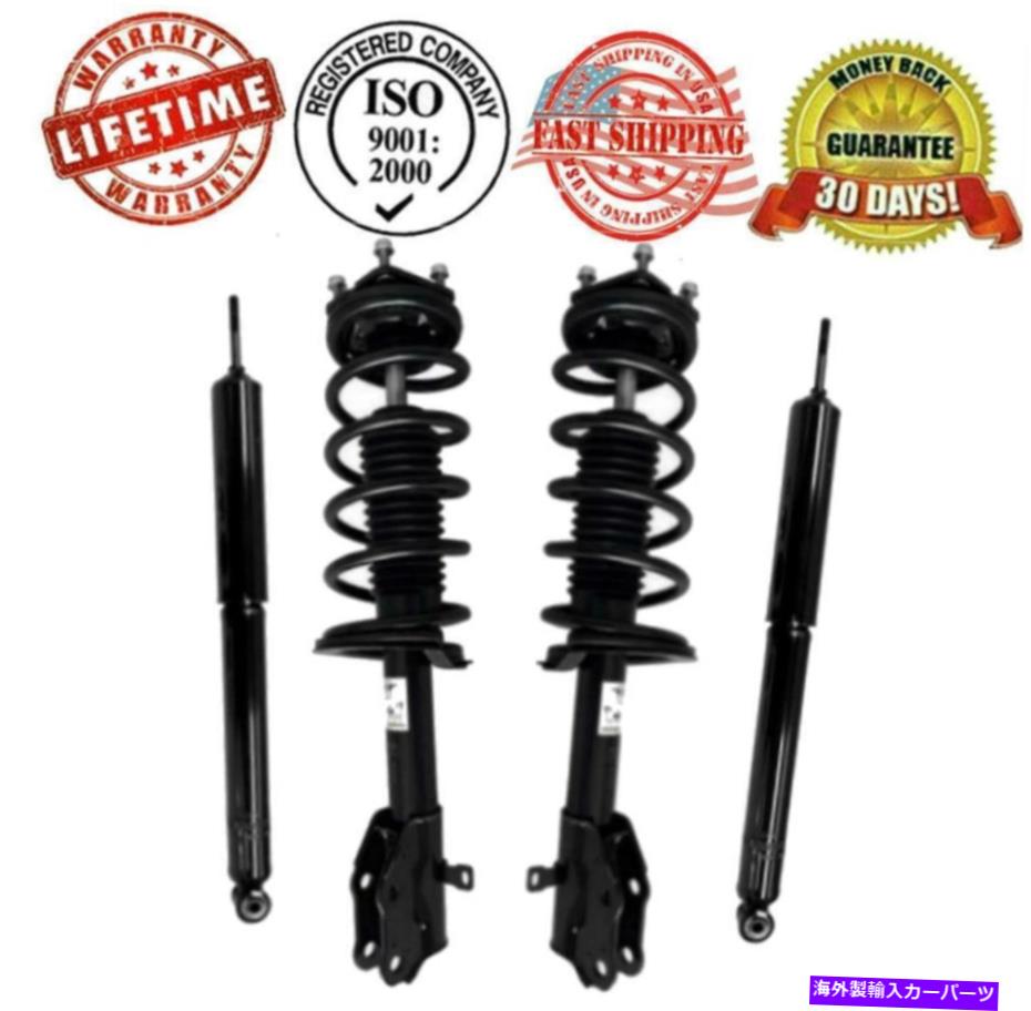 サスペンション FRT完全コイルスプリングストラット +ショック適合07-12マツダCX7 2.3Lエンジンのみ Frt Complete Coil Spring Struts + Shocks Fits 07-12 Mazda CX7 2.3L Engine Only【並行輸入品】|Us Custom Parts Shop USDM