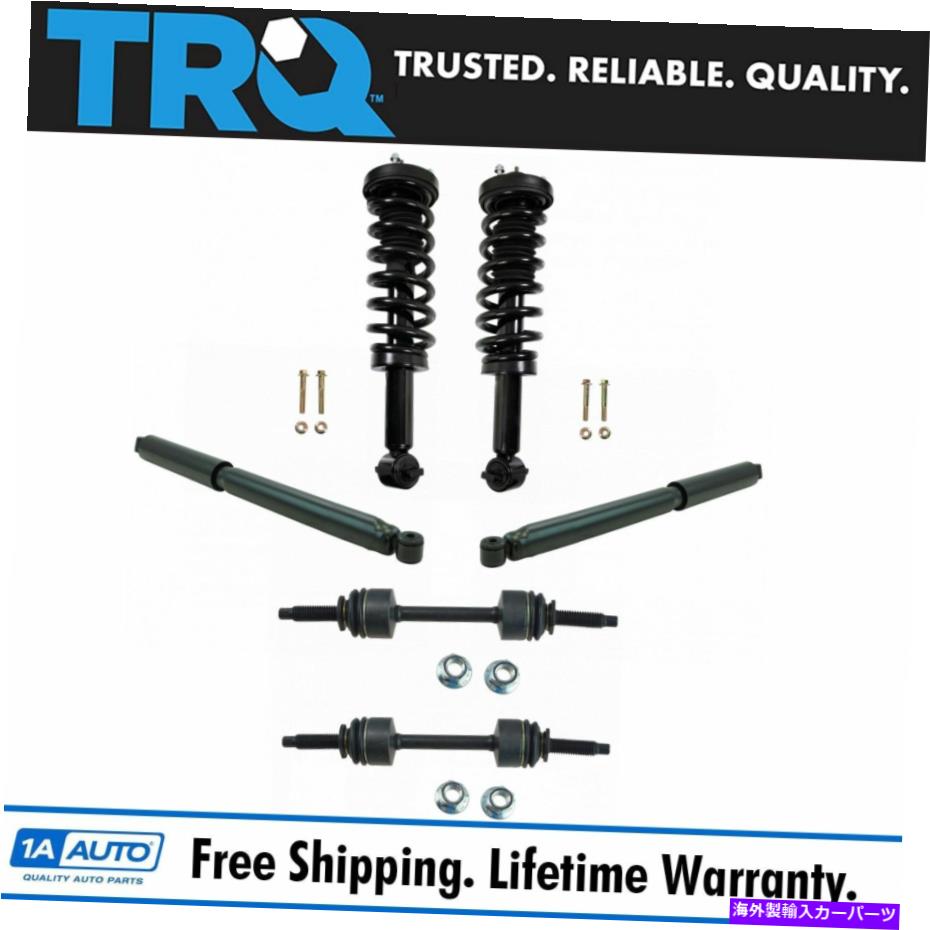 サスペンション TRQフロントリア完全なストラットスプリングアセンブリショックスウェイリンク6PCキットF150 TRQ Front Rear Complete Strut Spring Assembly Shock Sway Link 6pc Kit for F150【並行輸入品】|Us Custom Parts Shop USDM