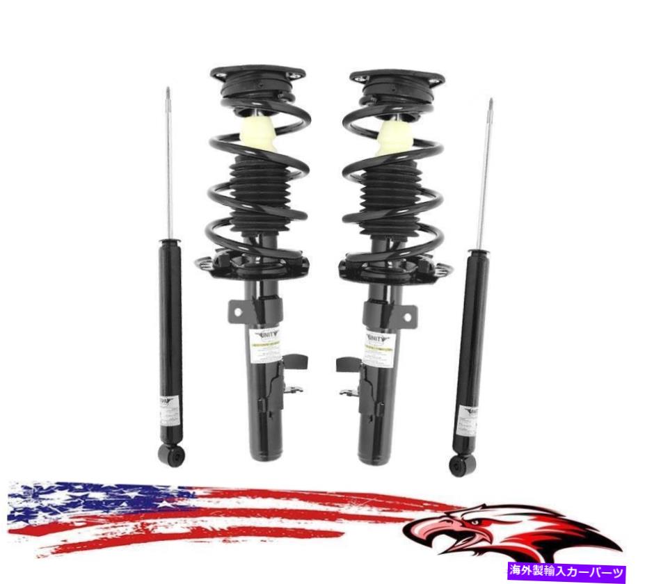 サスペンション 完全なコイルスプリングストラットとリアショックアブソーバーにフィットフォードエスケープ2013-2019 Complete Coil Spring Struts & Rear Shock Absorbers Fits Ford Escape 2013-2019【並行輸入品】｜Us Custom Parts Shop USDM