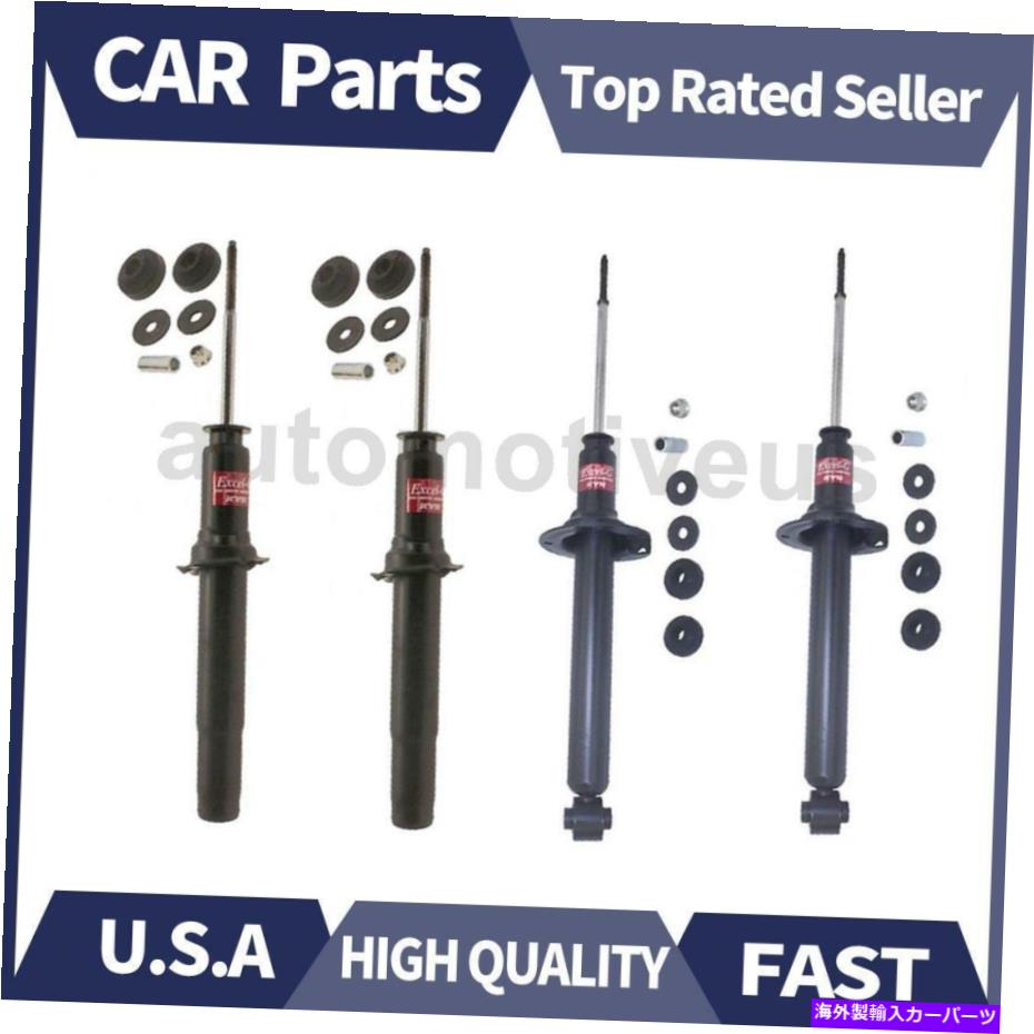 サスペンション フロントリアサスペンションストラット4 x Kybショック&ホンダのためのストラット2003-2007 Front Rear Suspension Strut 4 X KYB Shocks & Struts For Honda 2003-2007【並行輸入品】|Us Custom Parts Shop USDM