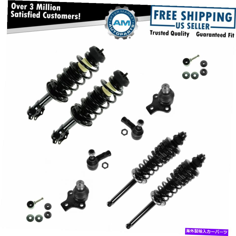 サスペンション ストラットスプリングアセンブリタイロッドエンドボールジョイントキットセット10pc for VW Golf Jetta 2.0L Strut Spring Assembly Tie Rod End Ball Joint Kit Set 10pc for VW Golf Jetta 2.0L【並行輸入品】|Us Custom Parts Shop USDM