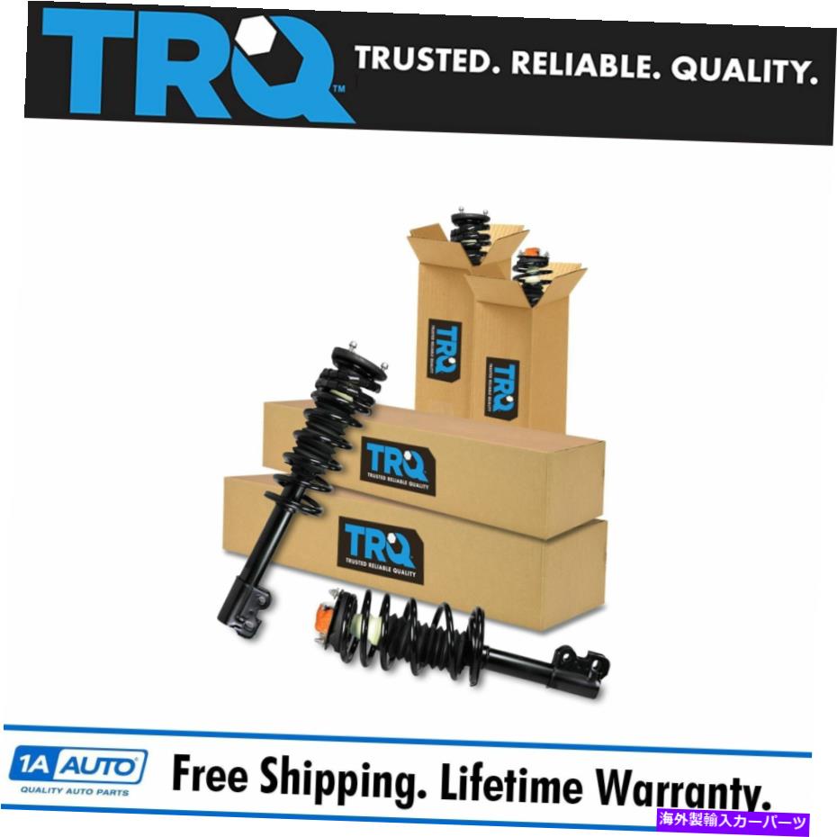 サスペンション SaturnSシリーズ用の4のFront＆Rear Shock Absocker Strut＆Spring Kitセット TRQ Front & Rear Shock Absorber Strut & Spring Kit Set of 4 for Saturn S Series【並行輸入品】