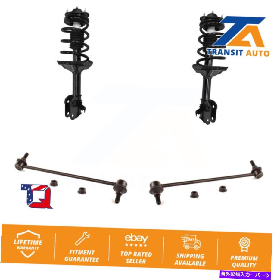 サスペンション 2005年から2007年のホンダオデッセイのフロントコンプリートショックアセンブリとTQリンクキット Front Complete Shock Assembly And TQ Link Kit For 2005-2007 Honda Odyssey【並行輸入品】|Us Custom Parts Shop USDM