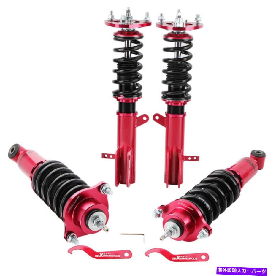 サスペンション Dodge Caliber 07-12 adjのためのコイルオーバー低下サスペンションキット。ダンパーフロント+リア Coilovers Lowering Suspension Kit for Dodge Caliber 07-12 Adj. Damper Front+Rear【並行輸入品】