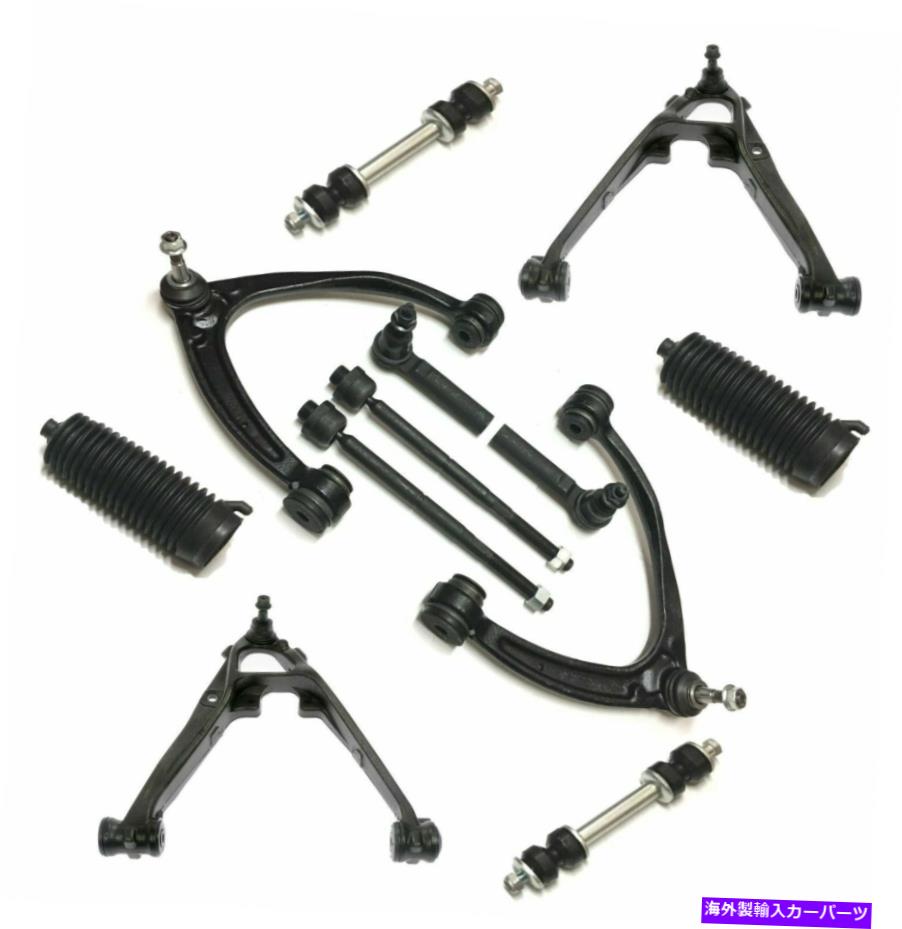 サスペンション キャデラックシボレーGMC用のフロントアッパーコントロールアームサスペンション12 PCキット Front Upper & Lower Control Arm Suspension 12 Pc Kit for Cadillac Chevrolet GMC【並行輸入品】