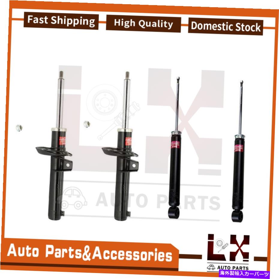 サスペンション 2006年から2009年のフォルクスワーゲンウサギの4X KYBフロントリアショックとストラット 4X KYB FRONT REAR SHOCKS AND STRUTS For 2006-2009 VOLKSWAGEN RABBIT【並行輸入品】｜Us Custom Parts Shop USDM