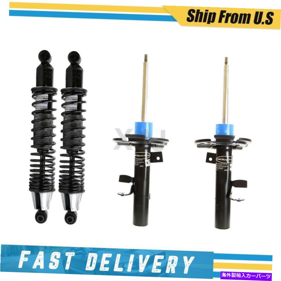 サスペンション 2014-2018 Ford Transit Connectの4リアフロントショックサスペンション完全ストラット 4 Rear Front Shock Suspension Complete Strut For 2014-2018 Ford Transit Connect【並行輸入品】|Us Custom Parts Shop USDM
