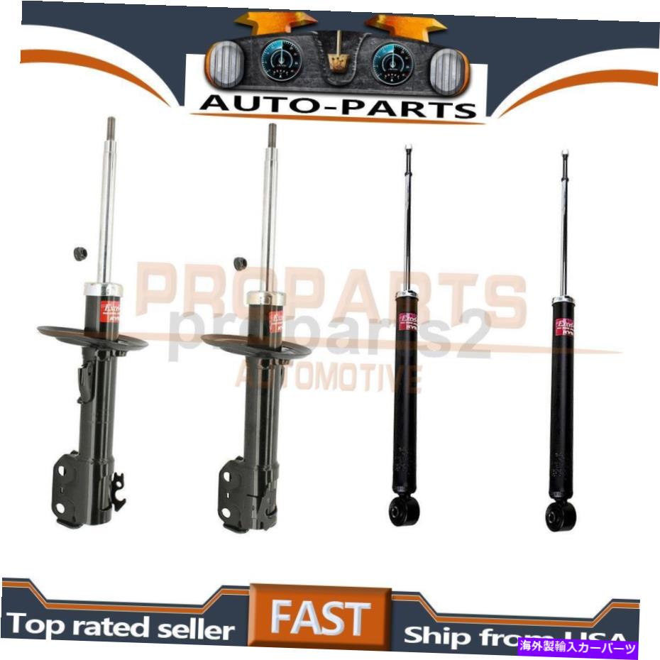 サスペンション フロントリア4 xショックアブソーバー＆ストラットKYB 2006-2014トヨタヤリス Front Rear 4 x Shock Absorber & Strut KYB for 2006-2014 Toyota Yaris【並行輸入品】｜Us Custom Parts Shop USDM