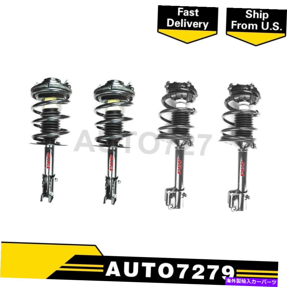 サスペンション フォーカスオートパーツフロントリア4サスペンションストラットとコイルスプリングアセンブリのネオン Focus Auto Parts Front Rear 4 Suspension Strut and Coil Spring Assembly For Neon【並行輸入品】